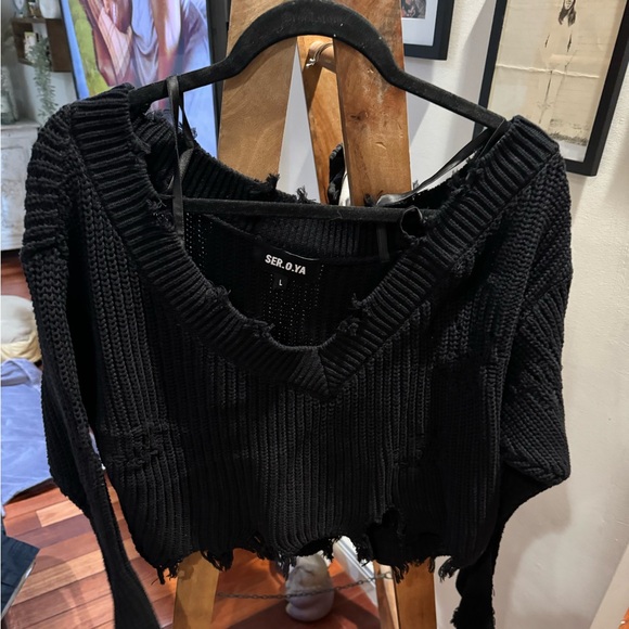 Ser.o.ya never worn cropped sweater - Picture 2 of 2
